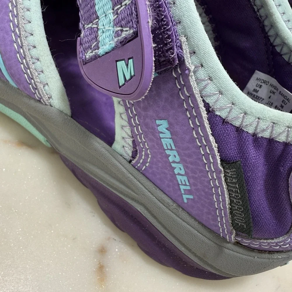 Merrell Hydro H2O Hiker Purple Waterproof Kids Sandals Shoes Size 5M